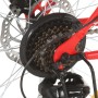 Mountain Bike 21 Speed 27,5" Ruote 50 cm Rosso