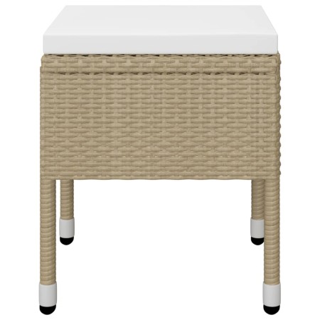 Set Mobili da Pranzo per Giardino 5 pz Beige