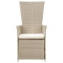 Set Mobili da Pranzo per Giardino 5 pz Beige