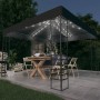 Gazebo da Giardino con Luci LED a Stringa 3x3 m Antracite