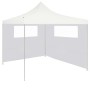 Parete con Finestre per Gazebo 6x2 m Bianca