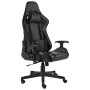 Sedia da Gaming Girevole Nera in PVC