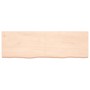 Piano per Tavolo 160x50x(2-6)cm in Rovere Massello Non Trattato