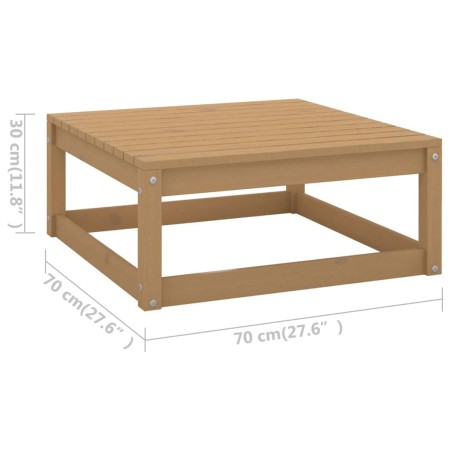 Set Divani da Giardino 7 pz con Cuscini Legno Massello di Pino