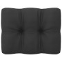 Set Divani da Giardino 6 pz Grigio Cuscini Massello di Pino