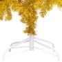 Albero di Natale Preilluminato con Palline Oro 120 cm PET