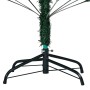 Albero di Natale Preilluminato con Palline Verde 240 cm PVC