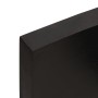 Piano Tavolo Marrone 200x40x(2-6) cm Rovere Massello Trattato