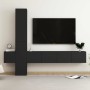 Set di Mobili Porta TV 5 pz Nero in Legno Multistrato