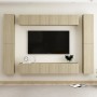 Set di Mobili Porta TV 10 pz Rovere Sonoma in Legno Multistrato