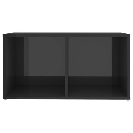 Set Mobili TV 6 pz Grigio Lucido in Legno Multistrato