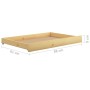 Divano Letto con Cassetti 90x200 cm Legno Massello di Pino