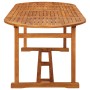 Set da Pranzo da Giardino 9 pz in Legno Massello di Acacia
