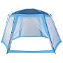 Tenda per Piscina in Tessuto 500x433x250 cm Blu