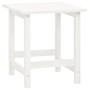 Sedia da Giardino Adirondack con Tavolino in Legno Abete Bianca