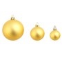 Set Palline di Natale 100 pz 3/4/6 cm Oro