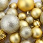 Set Palline di Natale 100 pz 3/4/6 cm Oro