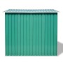 Capanno per Attrezzi in Metallo Verde 257x205x178 cm