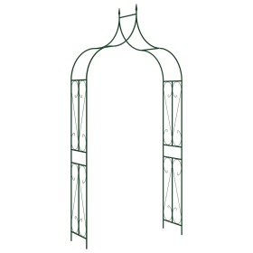 Arco da Giardino Verde Scuro 120x38x258 cm in Ferro