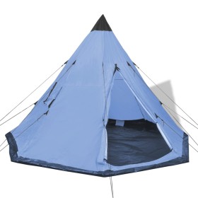 Tenda per 4 Persone Blu