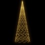 Albero di Natale con Puntale Bianco Caldo 3000 LED 800 cm