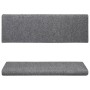 Tappetini Scale Tessuto Agugliato 15 pz 65x21x4cm Grigio Chiaro