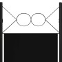 Paravento a 5 Pannelli Nero 200x180 cm