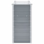 Letto Rialzato Giardino in Acciaio Zincato 160x40x77 cm Grigio