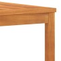 Tavolino da Caffè 100x50x33 cm in Legno Massello di Acacia