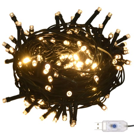 Set Natale con 120 Palline Punta e 300 Luci LED Oro e Bronzo