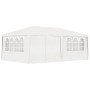 Gazebo Professionale con Pareti 4x6 m Bianco 90 g/m²