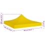 Tetto per Tendone per Feste 3x3 m Giallo 270 g/m²