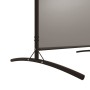 Divisorio a 2 Pannelli Antracite 348x180 cm Tessuto