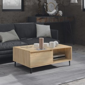 Tavolino da Salotto Rovere Sonoma 90x60x35 cm Legno Multistrato