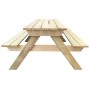 Tavolo da Picnic 150x135x71,5 cm in Legno