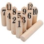 Set di Giochi in Legno Kubb Numerici