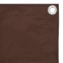 Paravento Balcone Marrone 120x500 cm in Tessuto Oxford