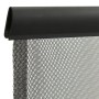 Zanzariera per Porta con 10 Sezioni a Rete Nera 240x240 cm