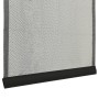 Zanzariera per Porta con 10 Sezioni a Rete Nera 240x240 cm