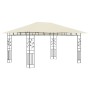 Gazebo con Zanzariera 4x3x2,73 m Crema 180 g/m²