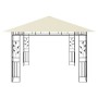 Gazebo con Zanzariera 4x3x2,73 m Crema 180 g/m²