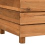 Letto Rialzato 100x40x72 cm Legno di Teak di Recupero e Acciaio