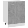 Armadio Inferiore Grigio Cemento 60x46x81,5cm Legno Multistrato