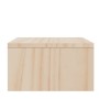 Supporto per Monitor 100x27x15 cm in Legno Massello di Pino