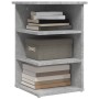 Credenza Grigio Cemento 35x35x55 cm in Legno Multistrato