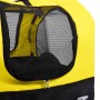 Rimorchio Bici per Animali Carrello Jogging 2in1 Giallo e Nero