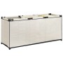 Scatola Portaoggetti Crema 105x34,5x45 cm in Tessuto