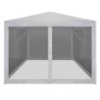 Tenda per Feste con 4 Pareti in Rete 4x3 m