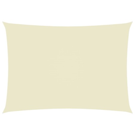 Parasole a Vela Oxford Rettangolare 2,5x4 m Crema