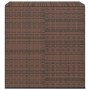 Contenitore da Giardino in Rattan PE 100x49x103,5 cm Marrone